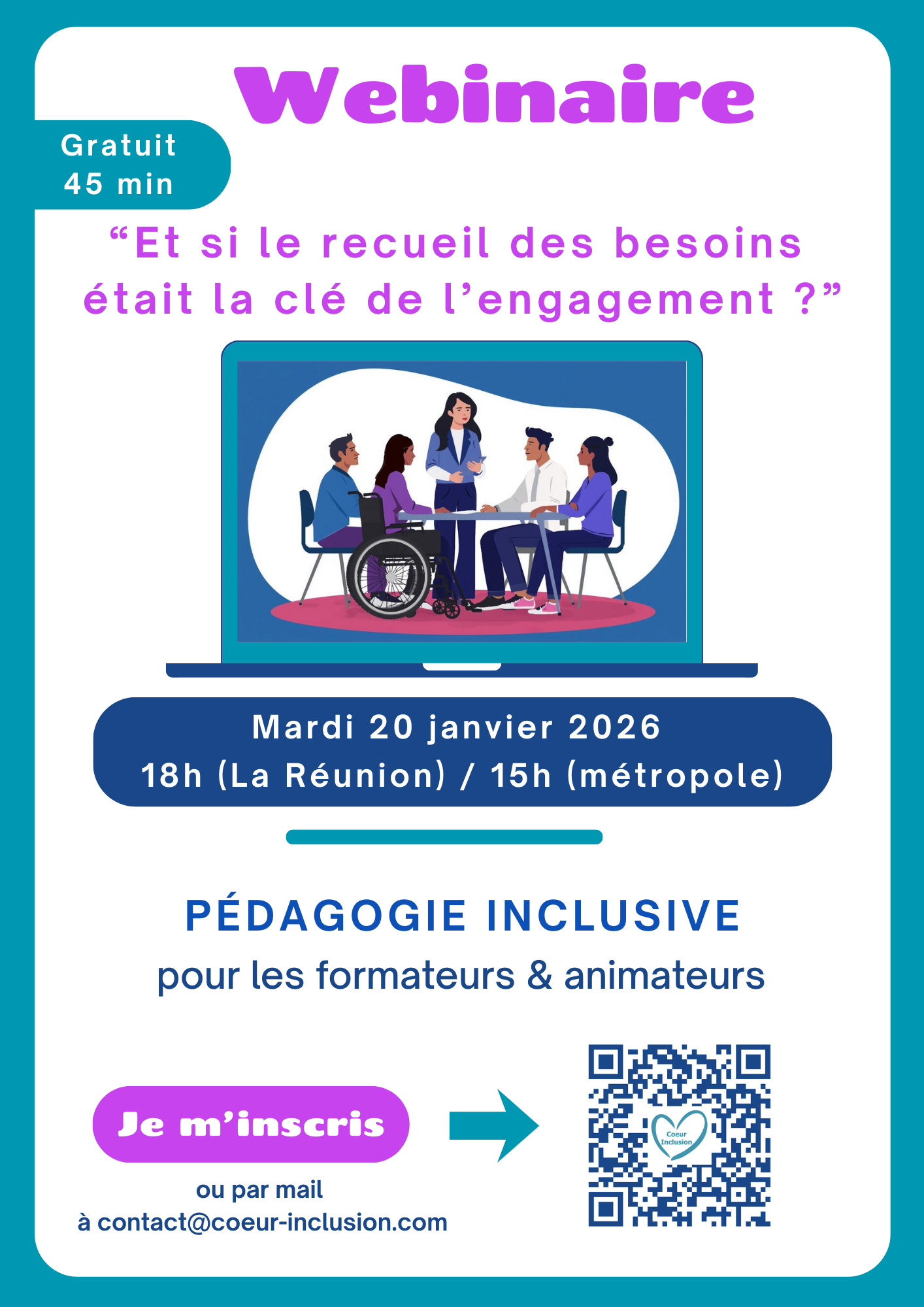 Affiche webinaire 20 janvier 2026